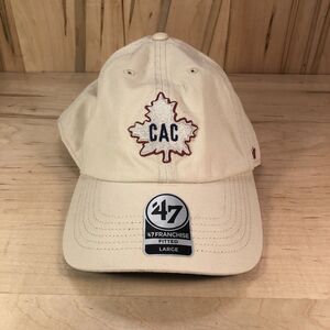 NEW '47 Montreal Canadiens Vintage Classic Franchise Fitted Cream Men's Size L